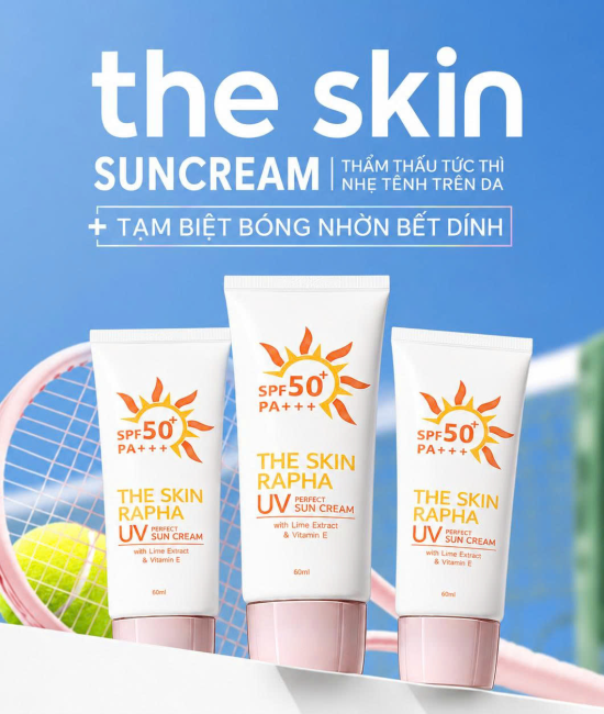 The Skin Rapha Sun Cream SPF50+\PA++ 60ml 