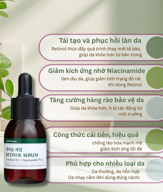 Resfre Retinol Serum 30ml - Phiên bản cải tiến